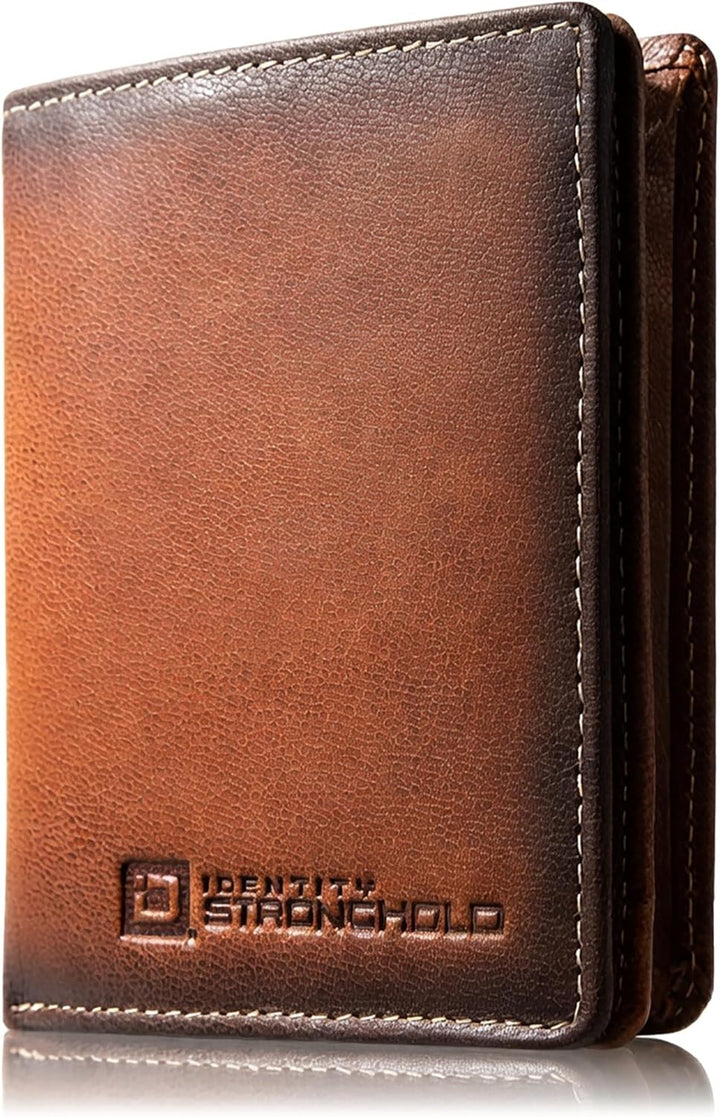 ID Stronghold Waltlet - Cartera plegable con bloqueo RFID para homb...