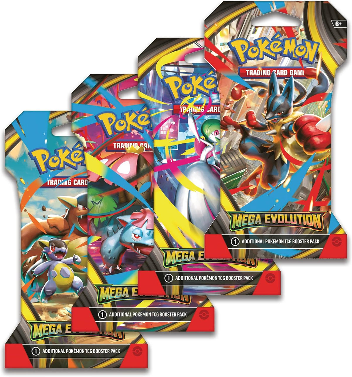 Pokemon TCG: Lote de Paquetes Expansivos de Mega Evolución - 8 Paquetes