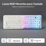 MechLands X Maorbeng X100 PRO - Teclado de membrana para juegos con...