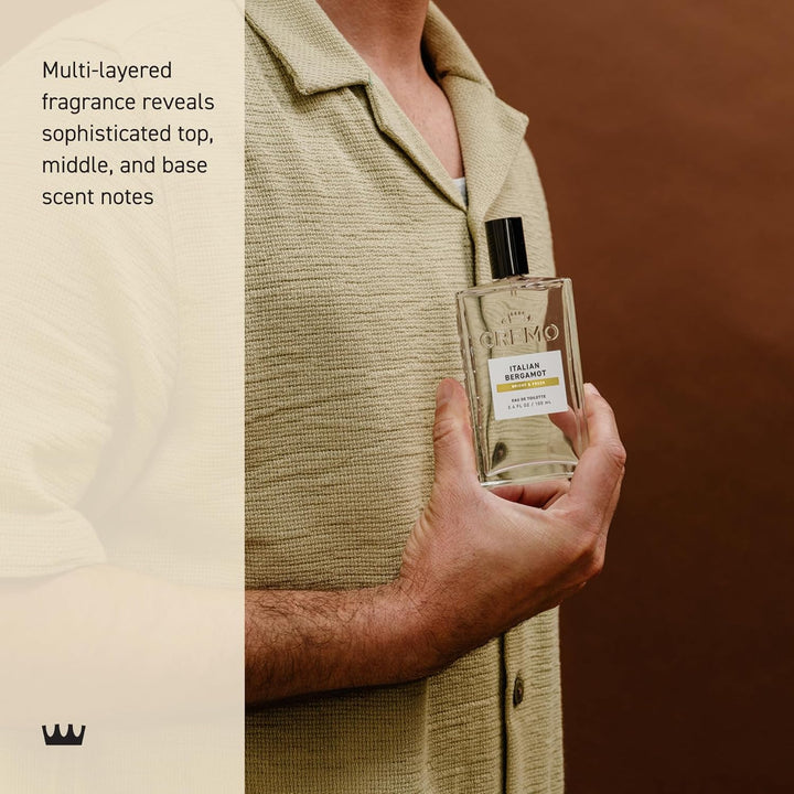 Cremo Colonia para hombres \u2013 Espray de colonia italiana de ber...