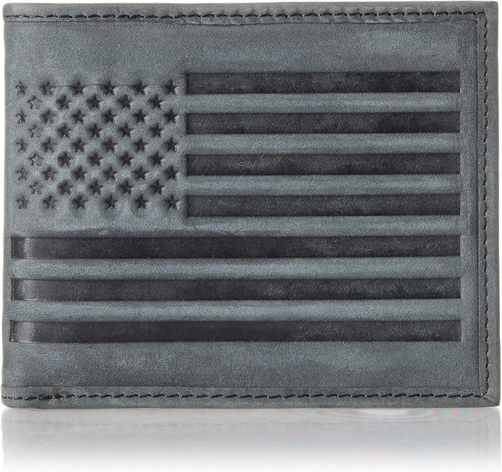 Lucky Brand Men's Bifold Wallet | ID Window | Card Slots | Genu...