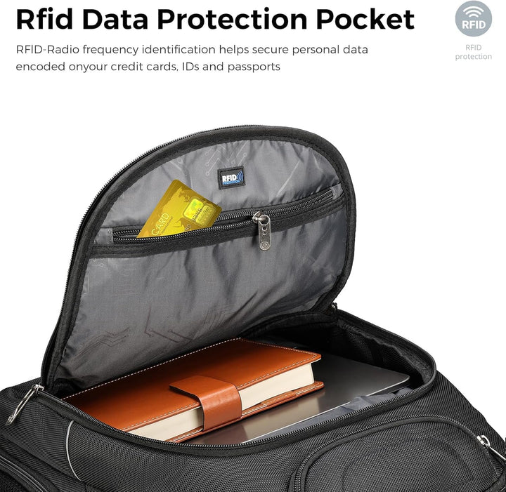 Swissdigital Terabyte - Mochila para laptop de negocios grande con...