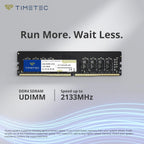 Timetec Kit de 32 GB (2 x 16 GB) DDR4 2133 MHz (PC4-2133P) PC4-17000 UDIMM RAM de escritorio - 288 pines 1.2V CL15 sin ECC sin búfer DIMM actualización del módulo de memoria