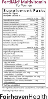 Fairhaven Health FertilAid - Suplementos de fertilidad combinados p...