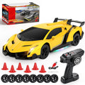 YESHIN 1:24 Lamborghini Coche De Juguete Amarillo, RC Drift Car Lamborghini