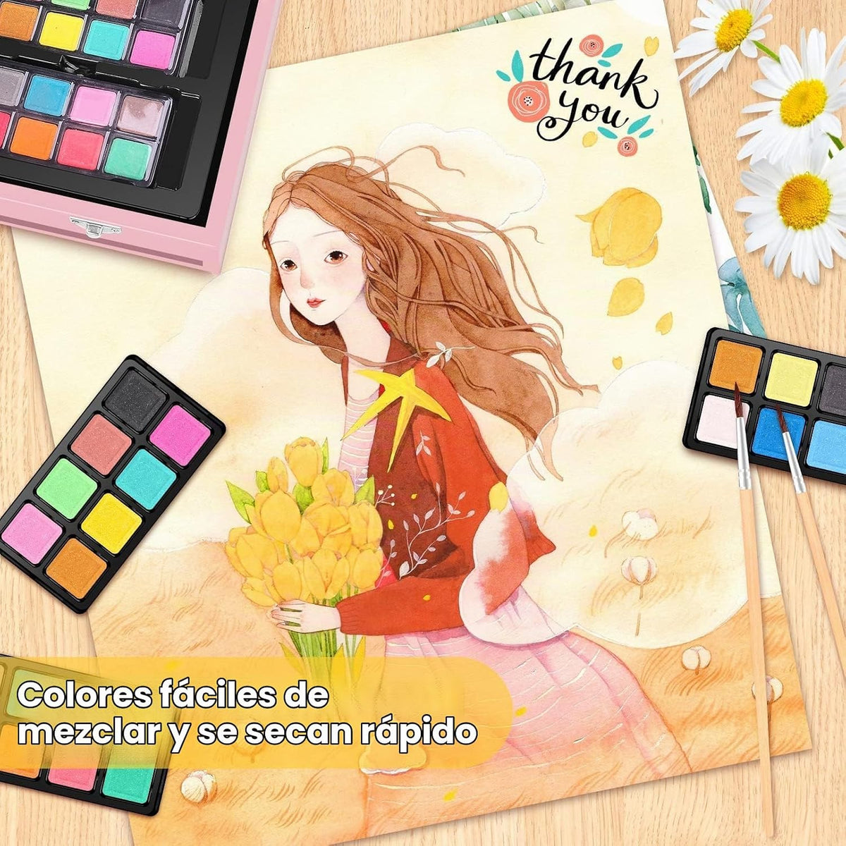 iBayam Suministros de arte rosa, regalos para niños, adolescentes, niñas