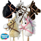 Nature Bound Caballo de Palo | Caballo de Juguete de Felpa Hecho a Mano | Pony de Palo Proporciona un Divertido Juego de Simulación para Niños Pequeños y Preescolares | Cosido a Mano, Madera, Efectos