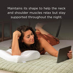 Tempur-Pedic TEMPUR-Ergo - Almohada para el cuello, perfil grande, color blanco