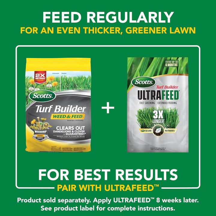 Scotts Turf Builder Weed and Feed5, Fertilizante y controlador de m...