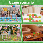 Paquete de 48 juegos 4 en una fila, mini bolsillo para conectar cuatro juegos para niños, regalos de fiesta, bolsas de regalo, premios de aula, 4 colores surtidos, rellenos de piñata, regalos de