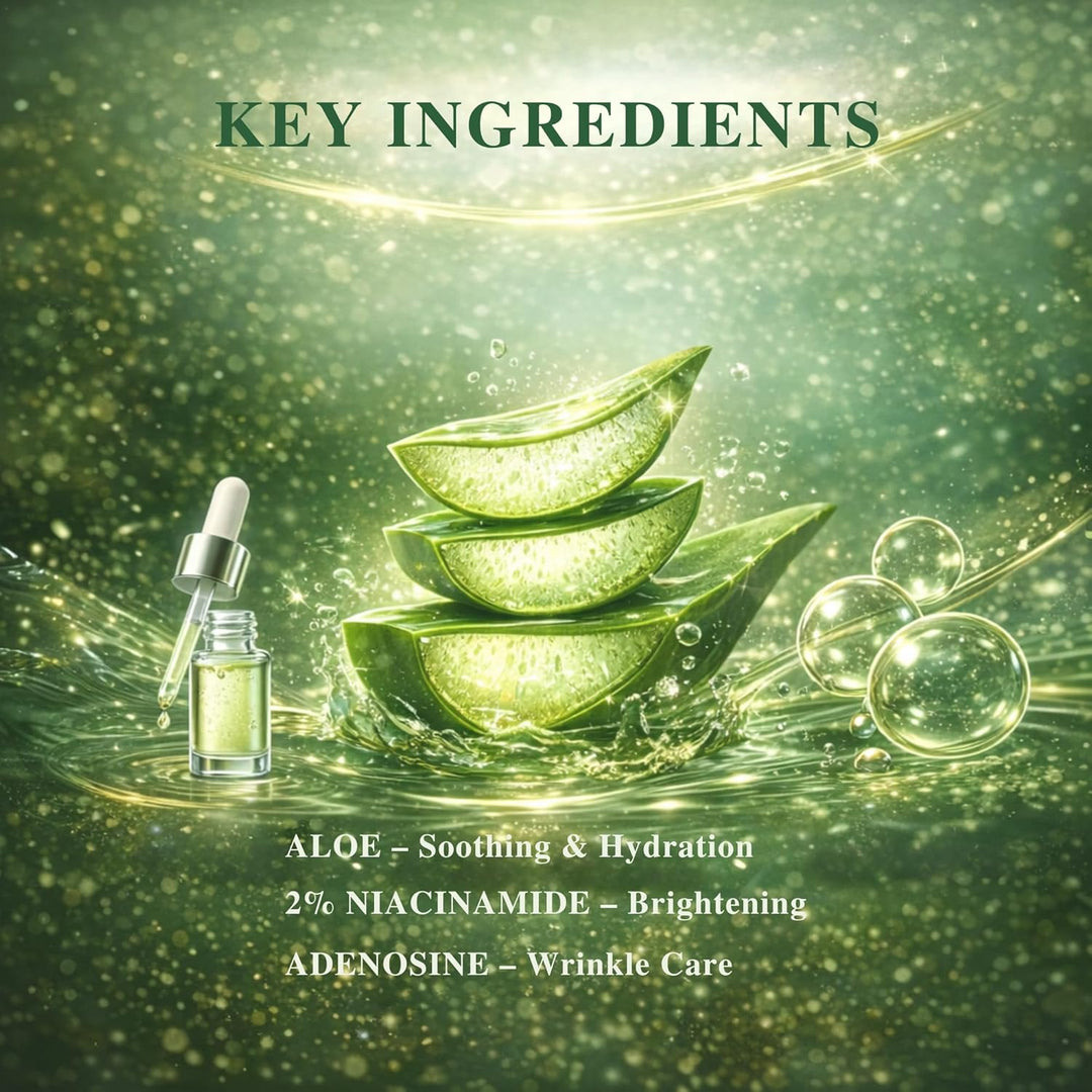 Mascarilla de hoja de aloe coreano, paquete de 10 \u2013 Mascarilla...