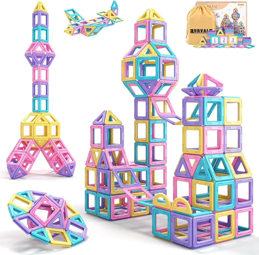 Juguetes para niñas pequeñas, azulejos magnéticos 44 piezas, ideas...