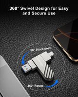 KOOTION Unidad flash USB 3.2 de 64 GB, velocidad de lectura de hast...