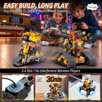 Gohero Kit de construcción de robot, juguetes STEM 5 en 1 para niños de 8 a 10 años con control remoto y aplicación