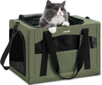 Pecute Transportador para gatos estable, transportador de mascotas con