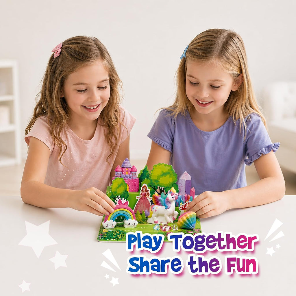 Kit de pintura de unicornio Mini World, manualidades y manualidades para