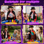 Kit de magia, trucos de magia para niños, incluye varita mágica y disfraz
