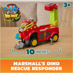 PAW Patrol: Dino Movie, Dino Rescue Responder, Firetruck Toy Car