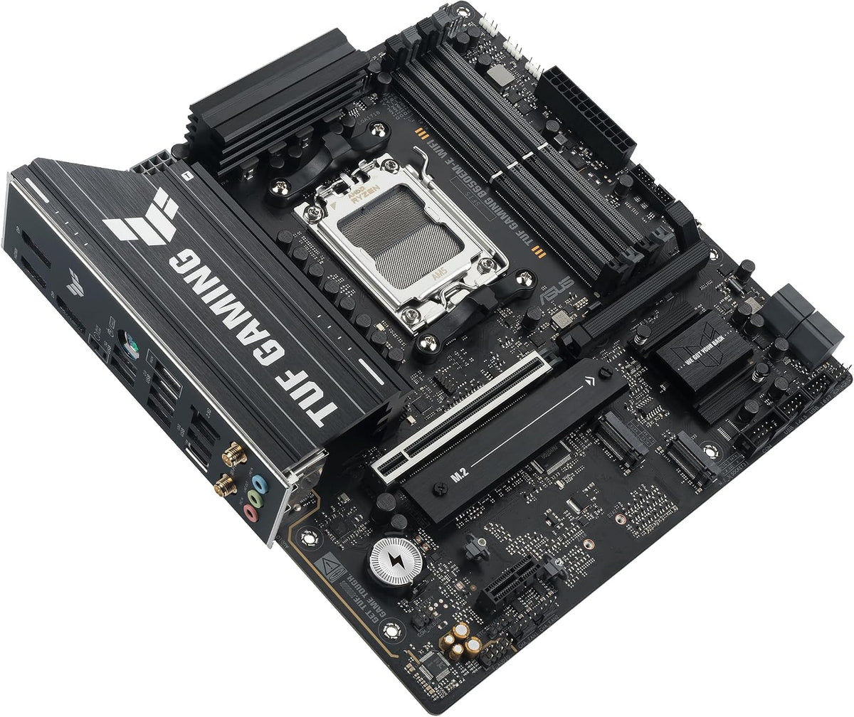 ASUS TUF Gaming B650EM-E WiFi AMD mATX Placa base, 8+2+1 etapas de...