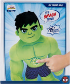 Marvel Spidey and His Amazing Friends My Friend Hulk Peluche con Características, 16 pulgadas - Hulk