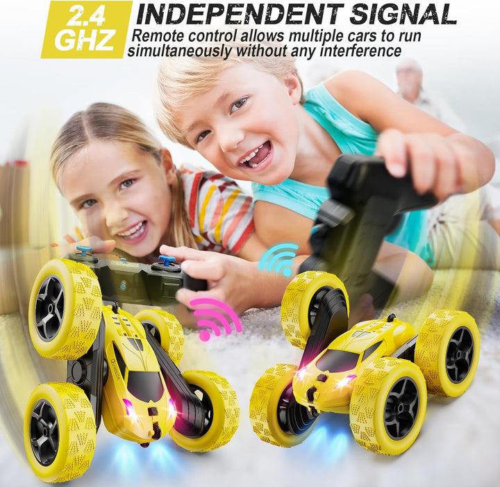QUNREDA Coche de control remoto, juguetes de automóvil RC para niño...