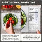 Greater Goods Báscula de alimentos con calculadora de nutrición