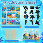 Paquete de 24 libros para colorear y tarjetas para colorear y tarjetas para niños