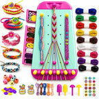 Wolfbird Kit de fabricación de pulseras de la amistad para niños de 8 a 12 años, para hacer pulseras y manualidades, regalo de cumpleaños