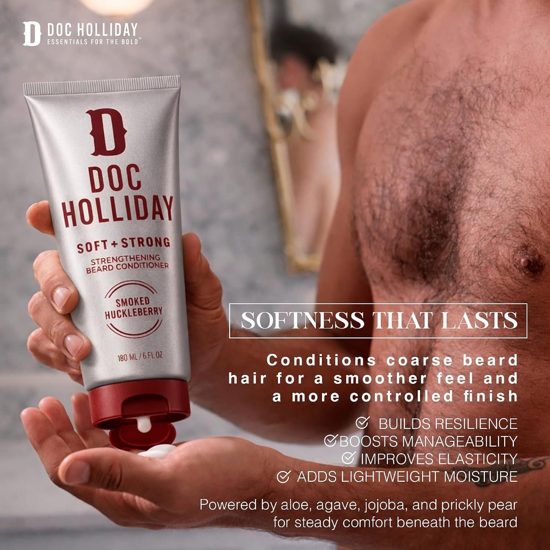 Doc Holliday Paquete de champú y acondicionador para barba \u2013 a...