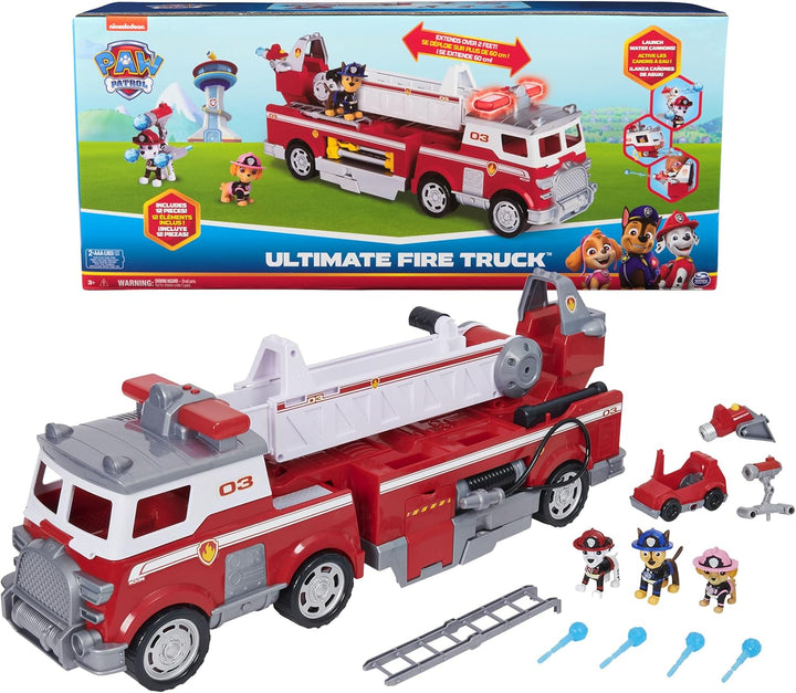 PAW Patrol Ultimate Rescue - Camión de bomberos con escalera de 2 p...