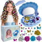 AOSITE Kit de sellado de gemas para el cabello para niñas de 3 a 12 años