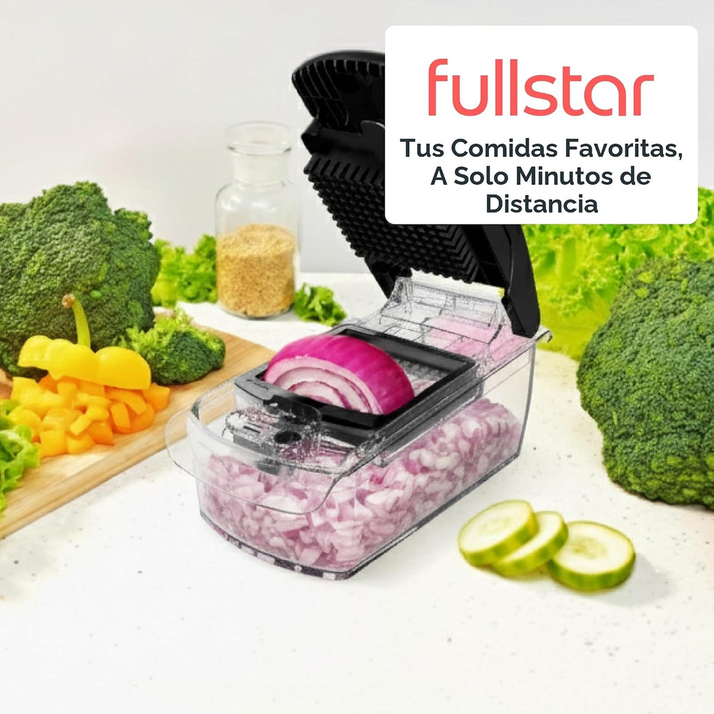Fullstar Pro - Picador de verduras y espiralizador original, herramienta de