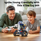 Kit de construcción de robot STEM 3 en 1, aplicación y kit de robótica de control remoto