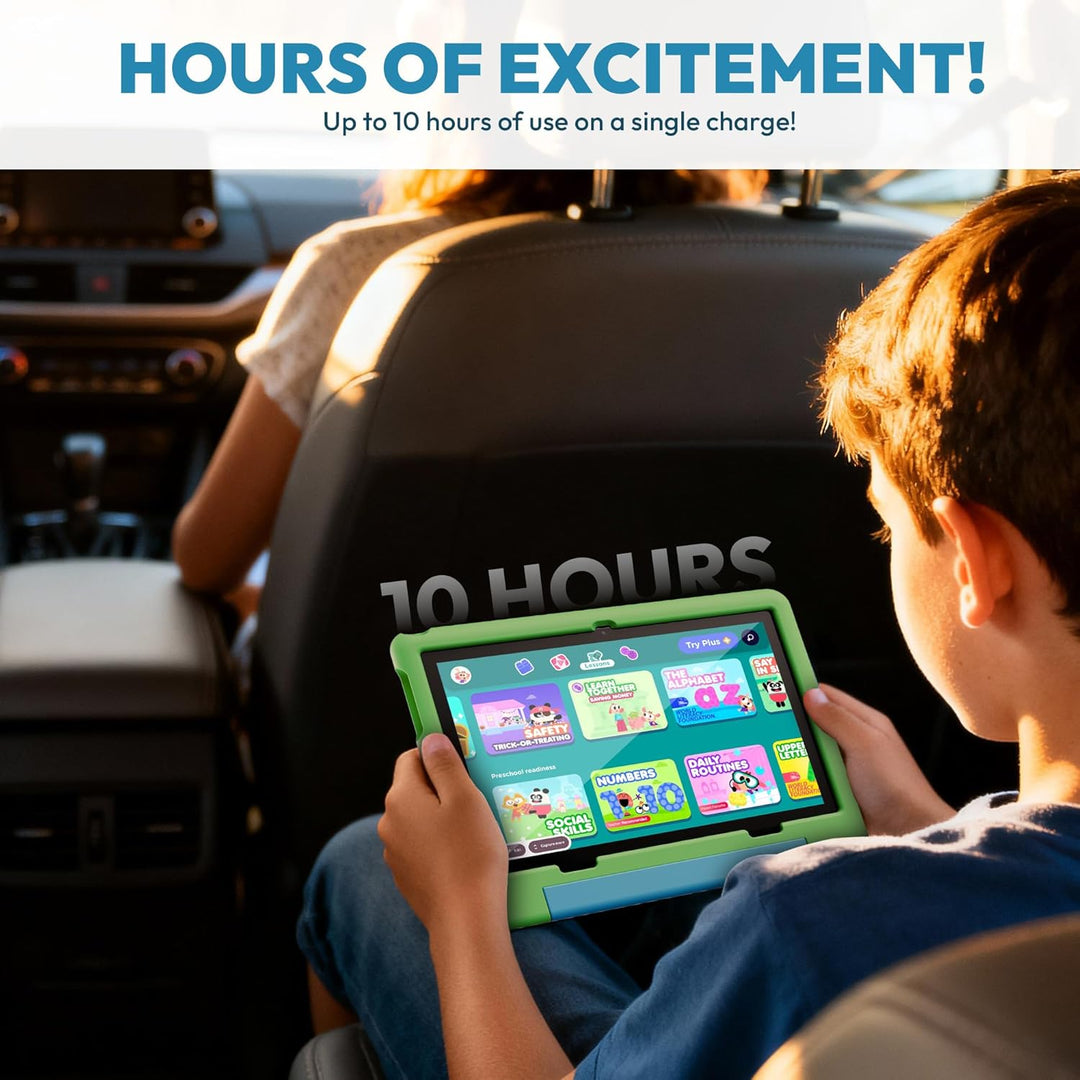 Contixo Tablet A10 para niños con 14 aplicaciones, Lingokids y Epic...