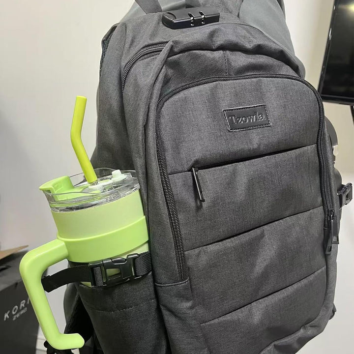 Tzowla, mochila para computadora portátil de viaje resistente al ag...