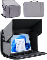 Parasol para laptop para exteriores y carcasa rígida 2 en 1, tienda...