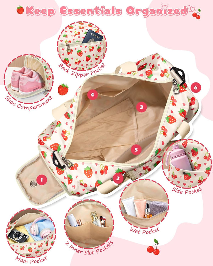 Elilier Regalos para Niñas, Bolsa de Lona Inicial para Niños, Linda...