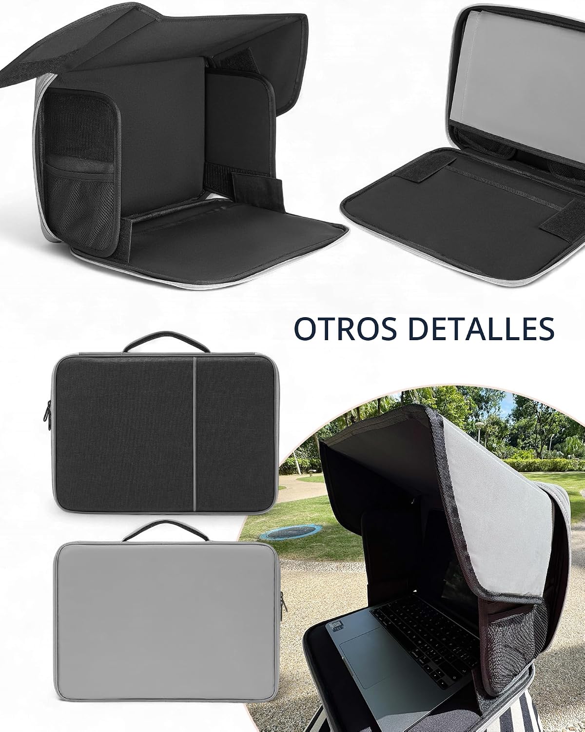Protector Solar para Laptop, Compatible con Laptops de 13-16 Pulgad...