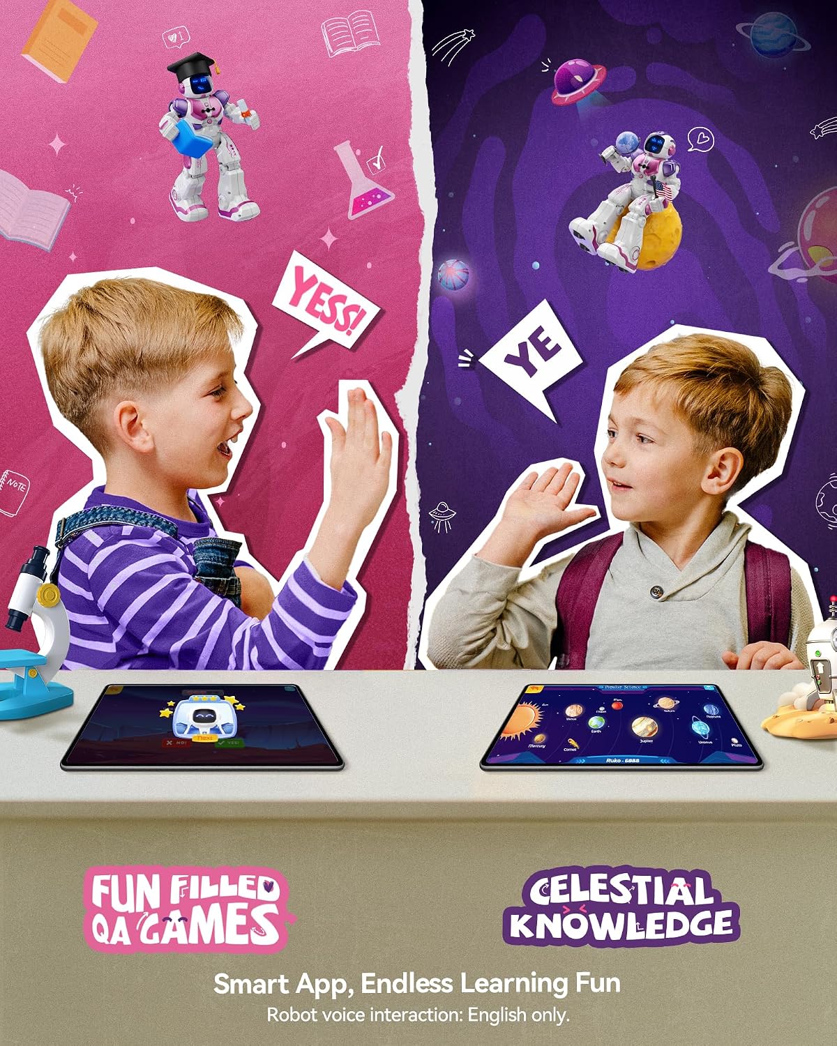 Ruko 6088 Dancing Robot para Girls con APP, Remote, y Gesture Sensing