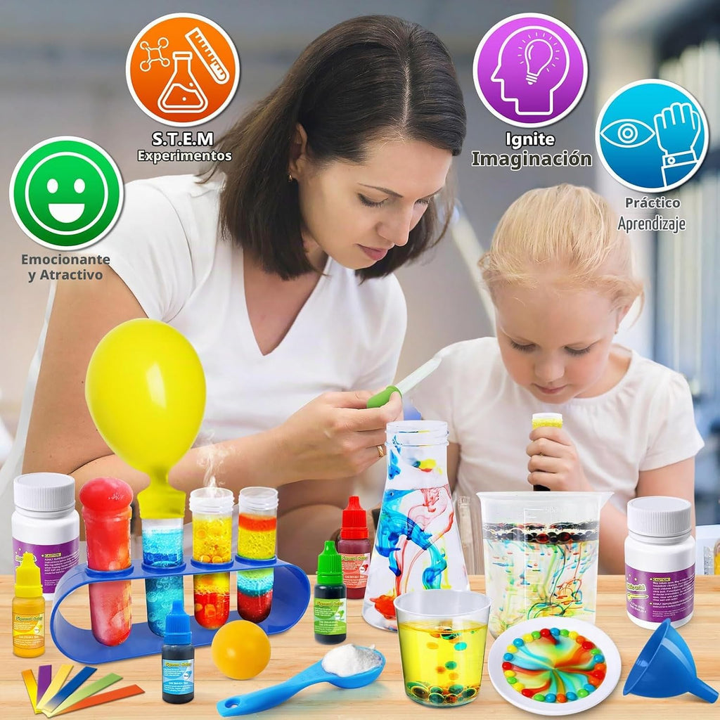 UNGLINGA 300+ Experiments Science Kit para Kids Chemistry Set S.T.E.M Toys