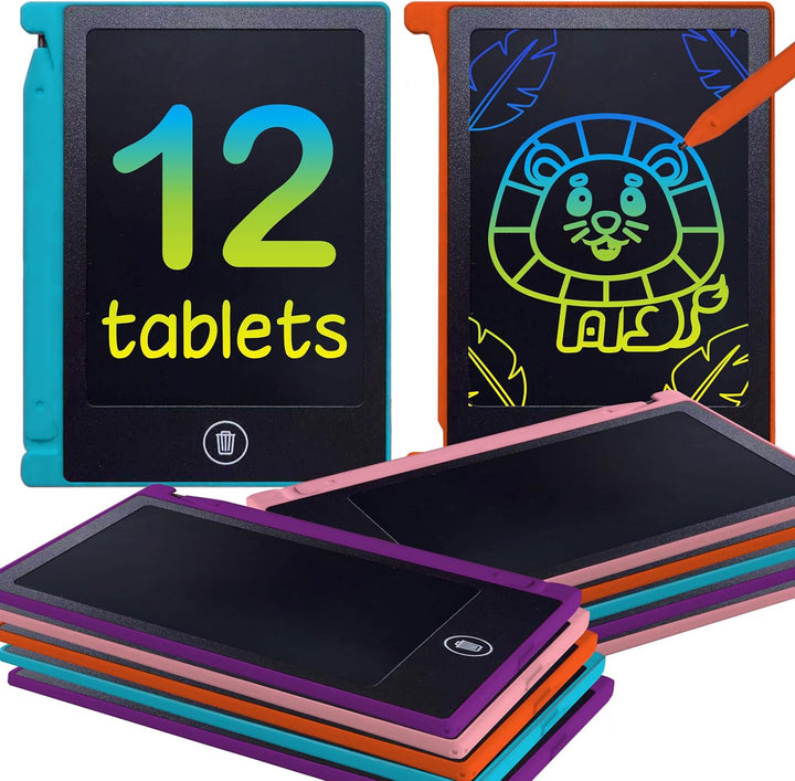 Playtapus Mini tableta de escritura LCD para niños, paquete de 12 -...