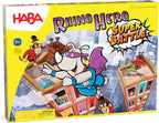 Haba Rhino Hero Súper Batalla – Un turbulento juego de apilamiento 3D diversión para todas las edades