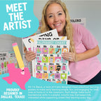 Hadley Designs Learning Posters para Toddlers 1-3 Preschool Classroom Decor