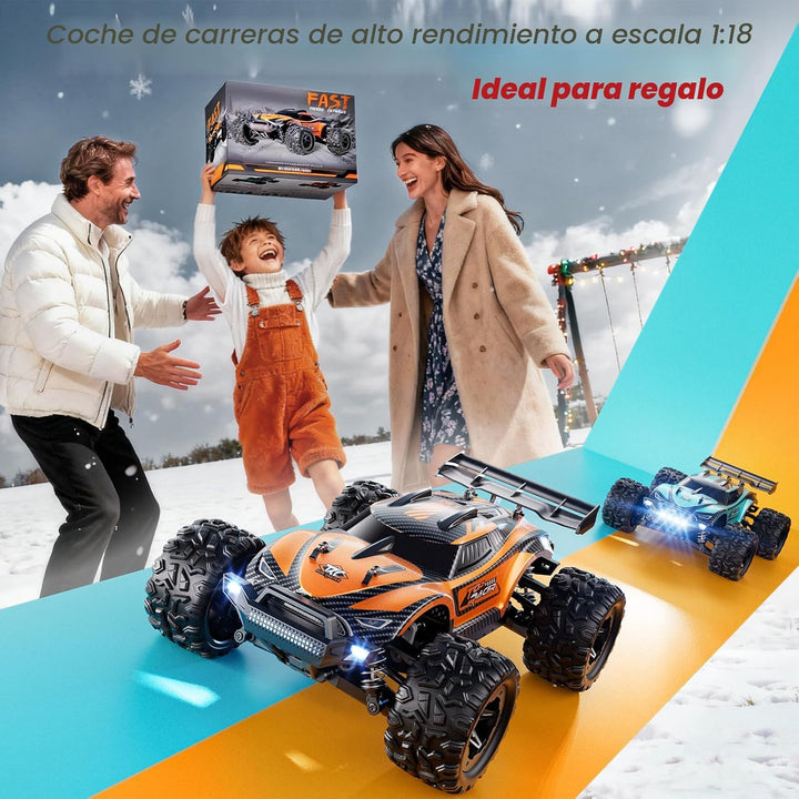 HOMETALL 1:18 Coches RC Rápidos para Adultos - 38+ KPH Coche de Con...