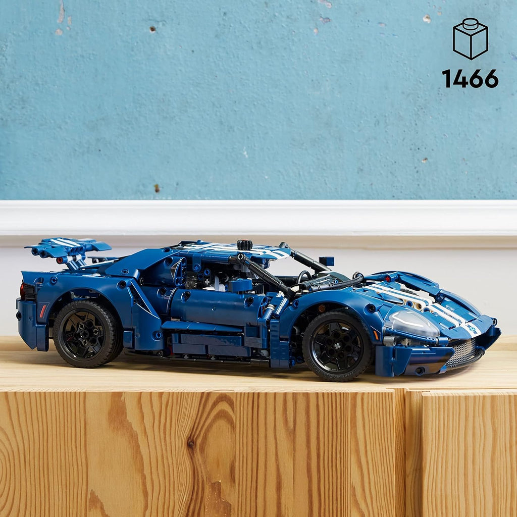 LEGO Technic 2022 Ford GT - Juego de construcción para adultos, kit coleccionable con características auténticas, a escala 1:12 en adelante, regalos para hombres y mujeres, para exhibir como dormitorio o decoración del hogar - 42154