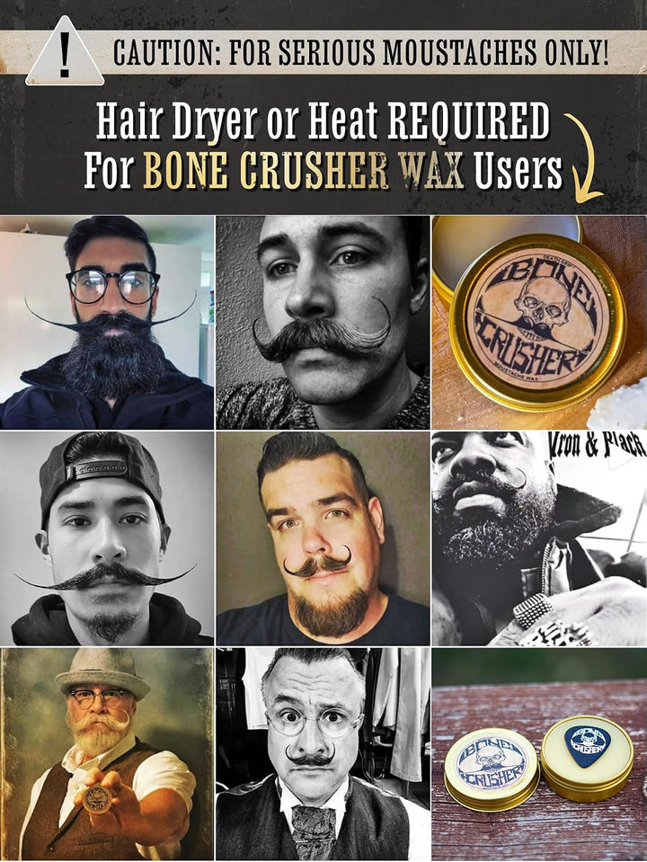 Cera para Bigote de Sujeción Extra Fuerte | Lata de Cera para Bigot...