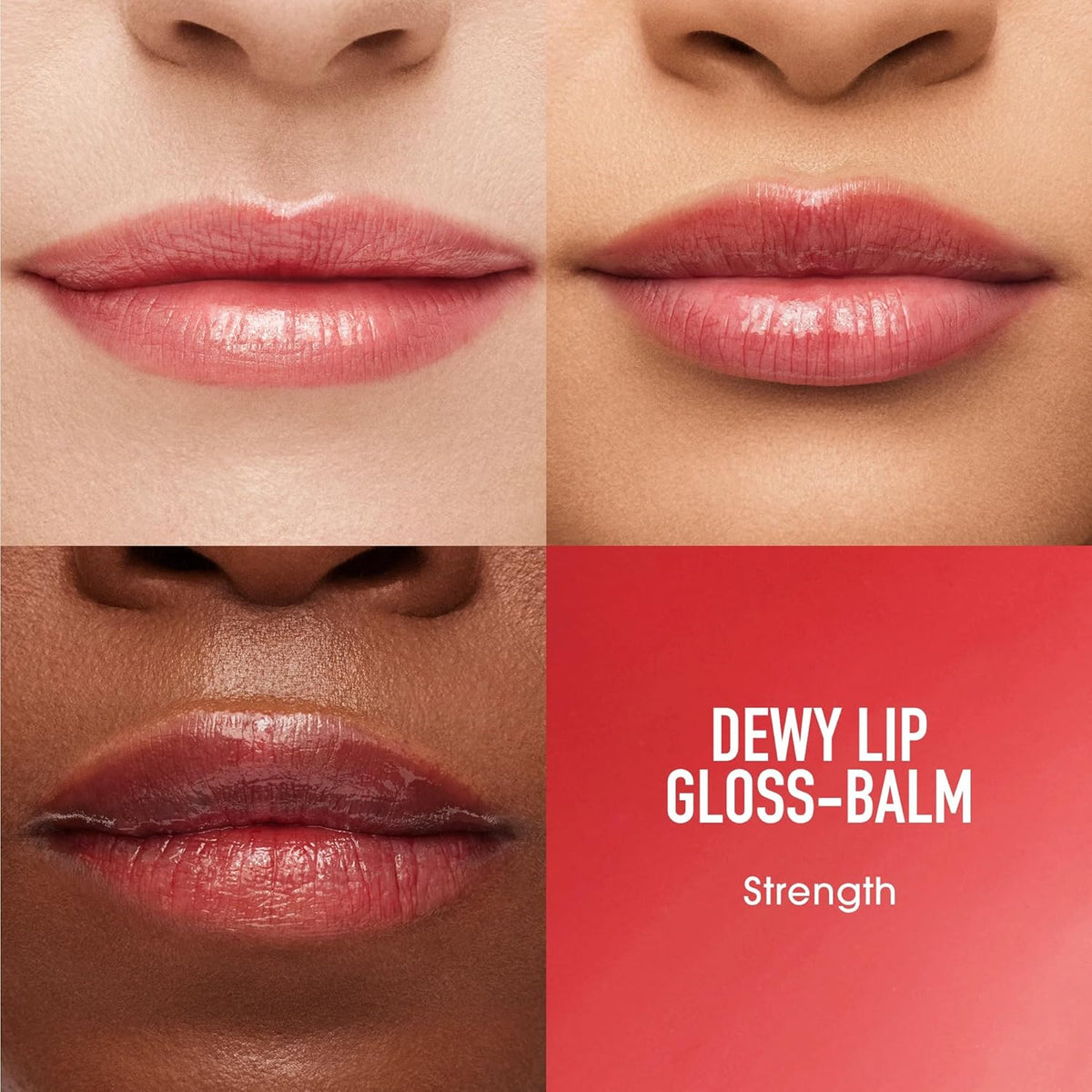 bareMinerals Dewy Lip Gloss-Balm, brillo labial hidratante + bálsam...