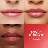 bareMinerals Dewy Lip Gloss-Balm, brillo labial hidratante + bálsam...