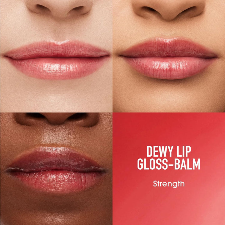 bareMinerals Dewy Lip Gloss-Balm, brillo labial hidratante + bálsam...