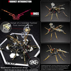 Rompecabezas de metal 3D para adultos, kits de modelo de avispa mecánica, bloques de construcción, avispón gigante del norte, montaje difícil de bricolaje para hombres